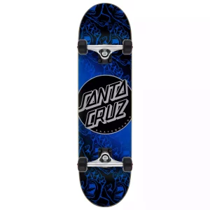 8.25in Large Other Dot Hands Santa Cruz Complete Skateboard