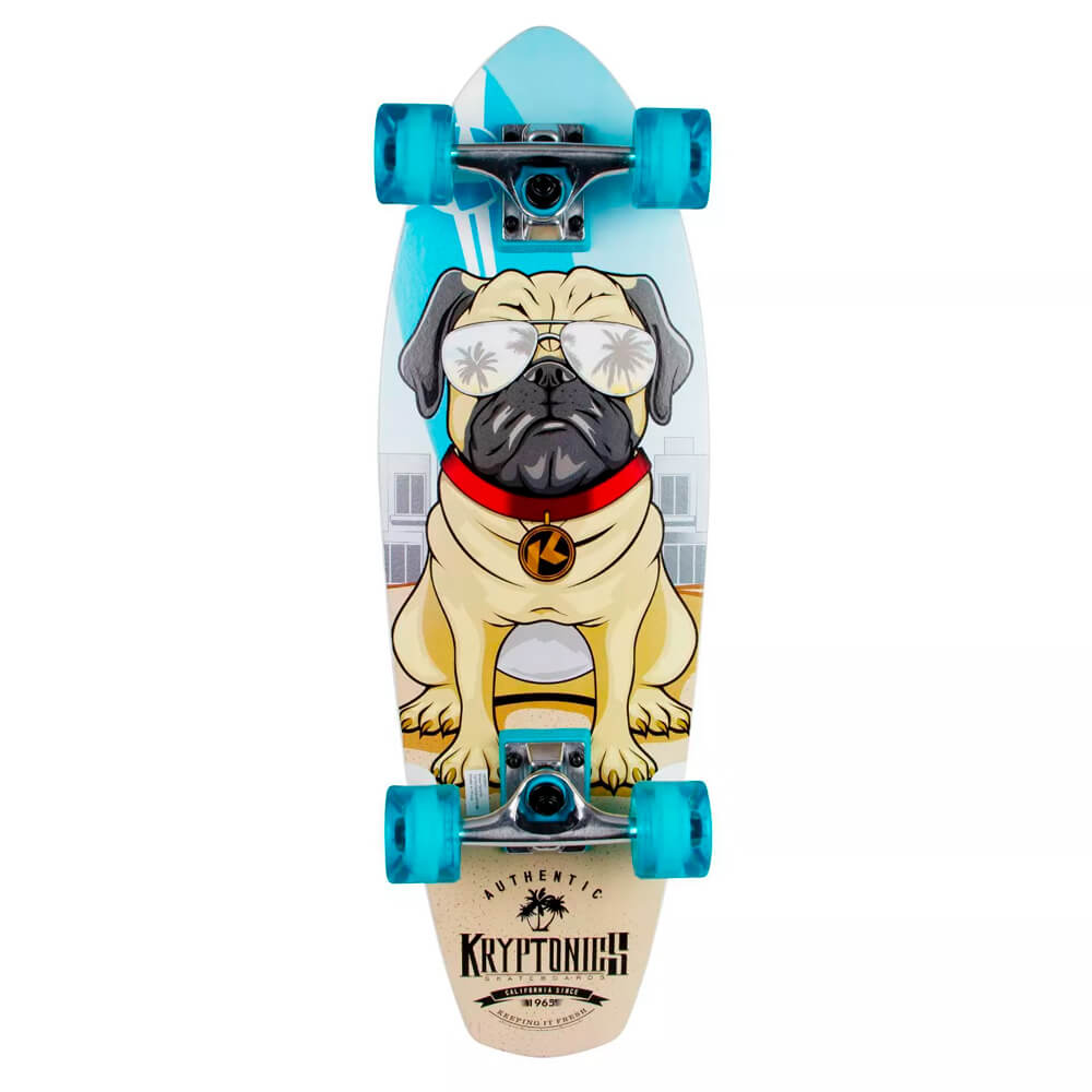 Kryptonics 27" Cruiser Skateboard Pug Life